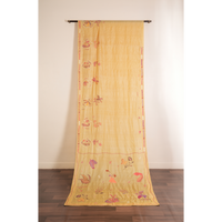 Flower Jar Kantha Saree