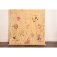 Flower Jar Kantha Saree