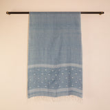 Jamdani Stole (Blue)