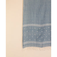 Jamdani Stole (Blue)