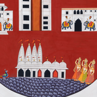 Circular Pichvai: Nathdwara: Gates of the Lord