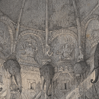 Temple of Genesa, Benares (Engraving)