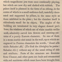 Colonnade of Sahadut Ali's Palace, Ghazipore (Engraving)