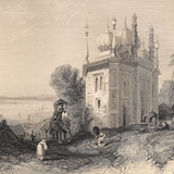 Musjid at Ghazipore (Engraving)