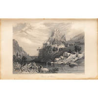 Ruins at Ettaiah (Engraving)