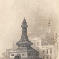 Ancient Temple at Kunkhul (Engraving)