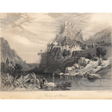 Ruins at Ettaiah (Engraving)