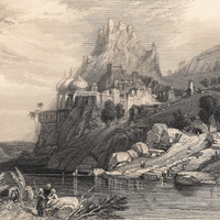 Ruins at Ettaiah (Engraving)