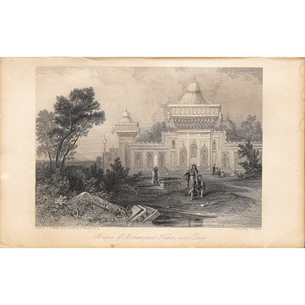Shrine of Mohammed Kahn (Engraving)