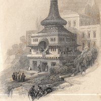 Ancient Temple at Kunkhul (Engraving)