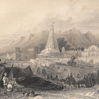 The Great Temple, Hurdwar (Engraving)