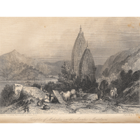 Temples of Mahadeo (Engraving)