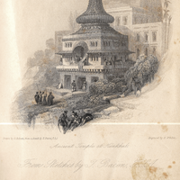 Ancient Temple at Kunkhul (Engraving)
