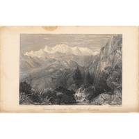 Jumnotri and the Cone (Engraving)