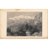 Jumnotri and the Cone (Engraving)