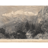 Jumnotri and the Cone (Engraving)