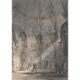 Temple of Genesa, Benares (Engraving)