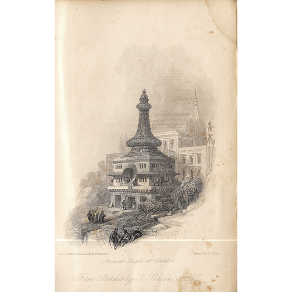 Ancient Temple at Kunkhul (Engraving)