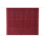 Red Metallic Tissue Chanderi Saree - Fabric - Dupatta