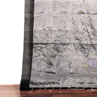 Shyam-Chandni Metallic Tissue Chanderi Saree - Fabric - Dupatta