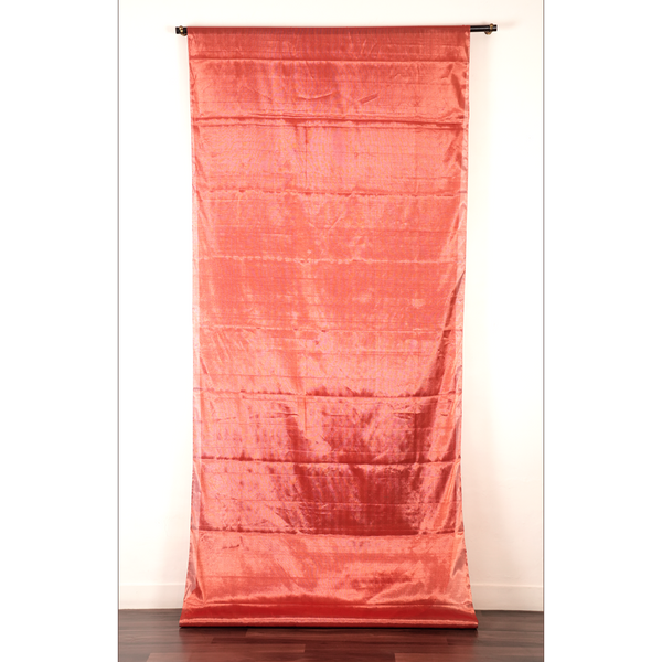 Tamraparani Metallic Tissue Chanderi Saree - Fabric - Dupatta
