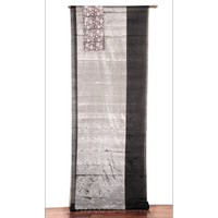 Shyam-Chandni Metallic Tissue Chanderi Saree - Fabric - Dupatta