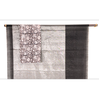 Shyam-Chandni Metallic Tissue Chanderi Saree - Fabric - Dupatta