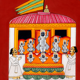 Circular Pichvai: The Heart of Nathdwara