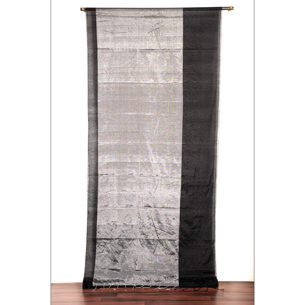 Shyam-Chandni Metallic Tissue Chanderi Saree - Fabric - Dupatta
