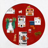 Circular Pichvai: The Heart of Nathdwara