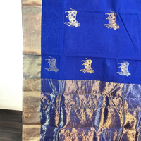 Dhenu Chanderi Saree (Blue)