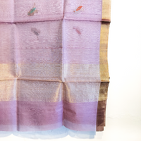 Chidiya Chanderi Dupatta (Lavender)