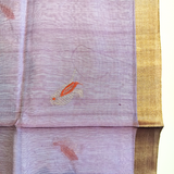 Chidiya Chanderi Dupatta (Lavender)