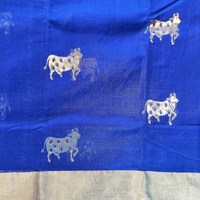 Dhenu Chanderi Saree (Blue)