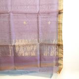 Mogra Chanderi Dupatta (Lavender)