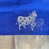 Dhenu Chanderi Saree (Blue)