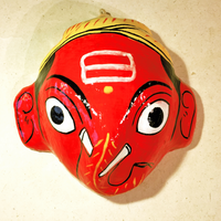 Cheriyal Masks: Ganesh (Set of 4)
