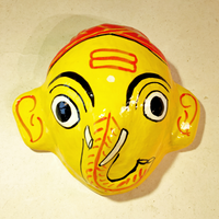 Cheriyal Masks: Ganesh (Set of 4)