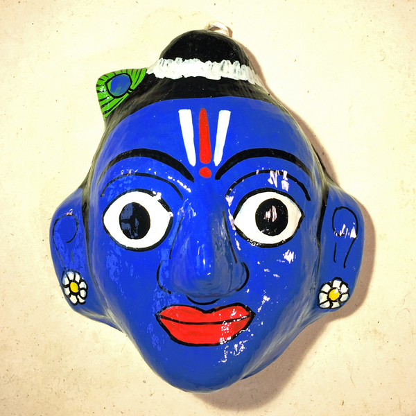 Cheriyal Masks: Krishna