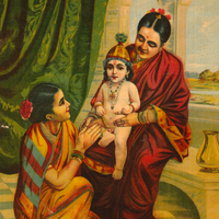 Yashoda Nandan Oleograph