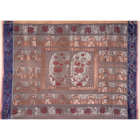 Baluchari Inspired Kota Doria Saree