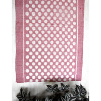 Polka Rose Cotton Stole