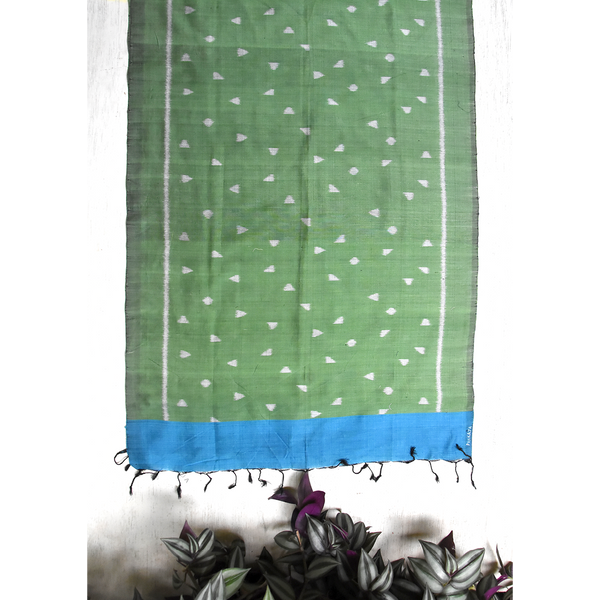 Green Ikat Stole