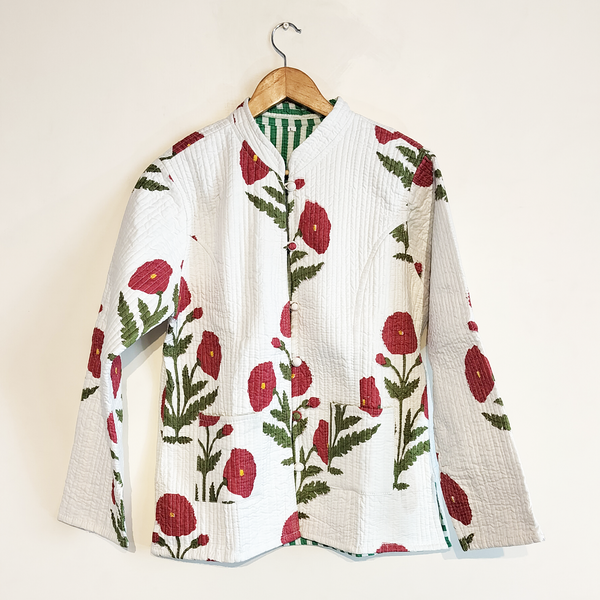 Poppy Jacket Poppy Jacket (Red, Reversible) – Red Earth
