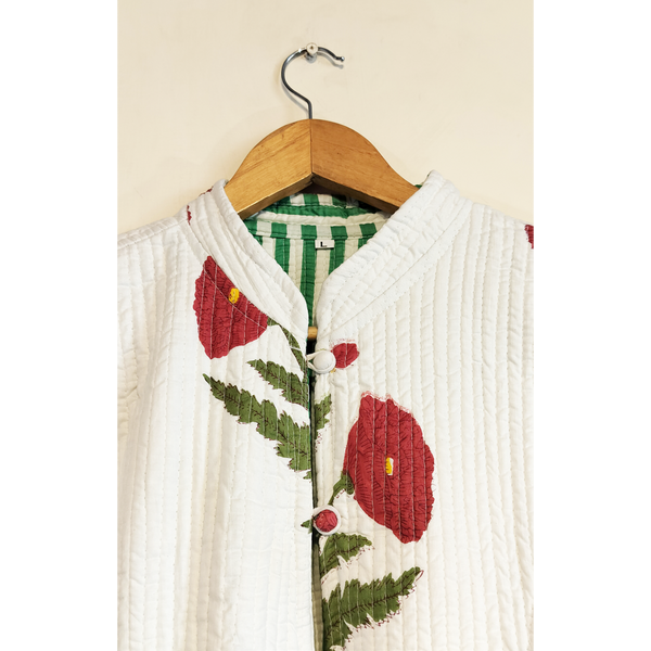 Poppy Jacket Poppy Jacket (Red, Reversible) – Red Earth