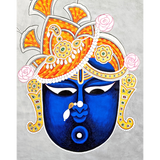 Circular Pichvai: Shrinathji Mukhchandra