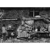 Jaidev Tripathy: एक पुरानी गली : An Old Alley (Mehrauli)