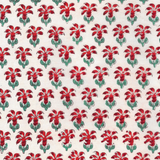 Small Floral Boota 3 : Hand-block Printed Fabric (Sanganeri)