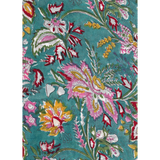 Floral Lattice 3 : Hand-block Printed Fabric (Sanganeri)